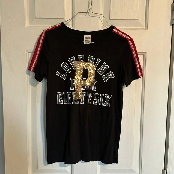 Pink sparkle tshirt size XS - Picture 1 of 3
